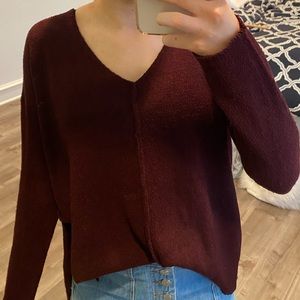 Lush maroon sweater